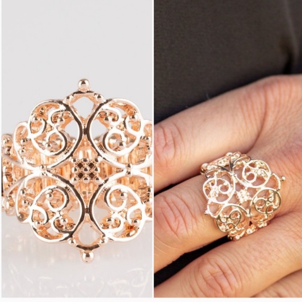 Victorian Valor- Rose Gold Ring - Picture 1 of 4